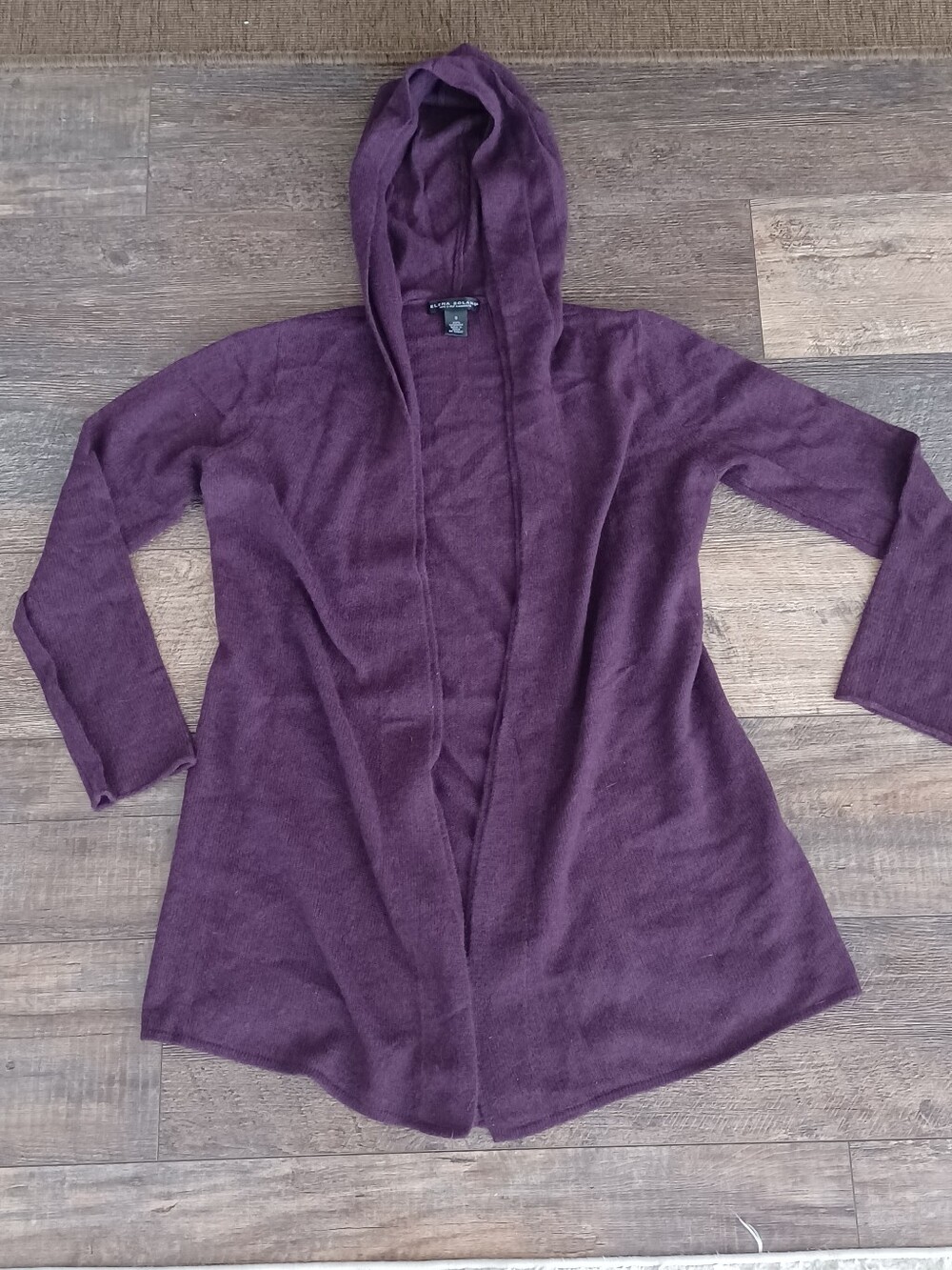 Elana Solano 100% Cashmere Sweater Cardigan